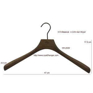 Ash Wood Luxury Wooden Male/Female Clothes Hanger